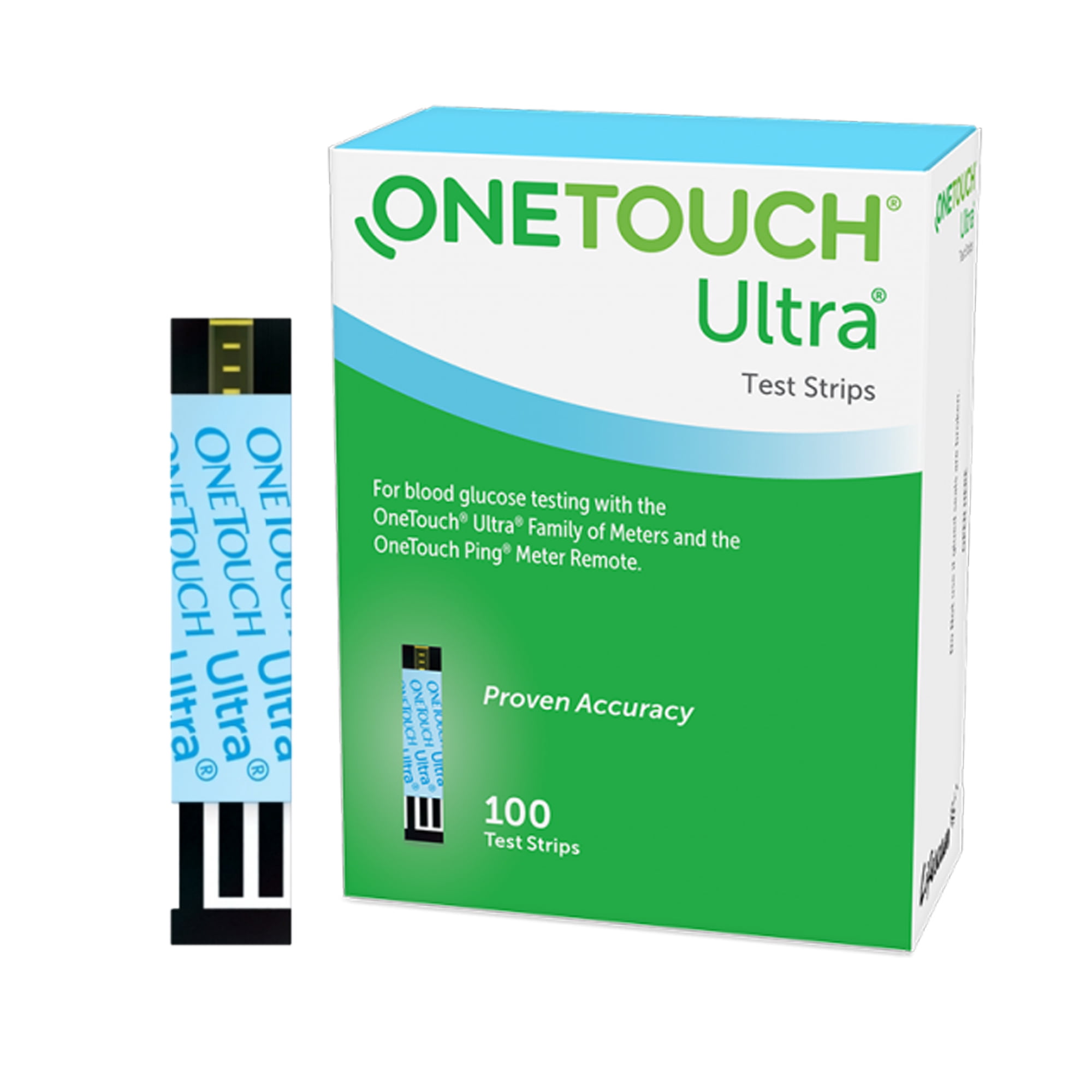 Sell OneTouch Ultra Blue Blood Glucose Test Strips, 100 Count - Image 2